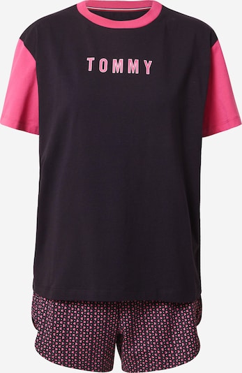 Tommy Hilfiger Underwear Korte pyjama in de kleur Nachtblauw / Lichtroze / Wit, Productweergave