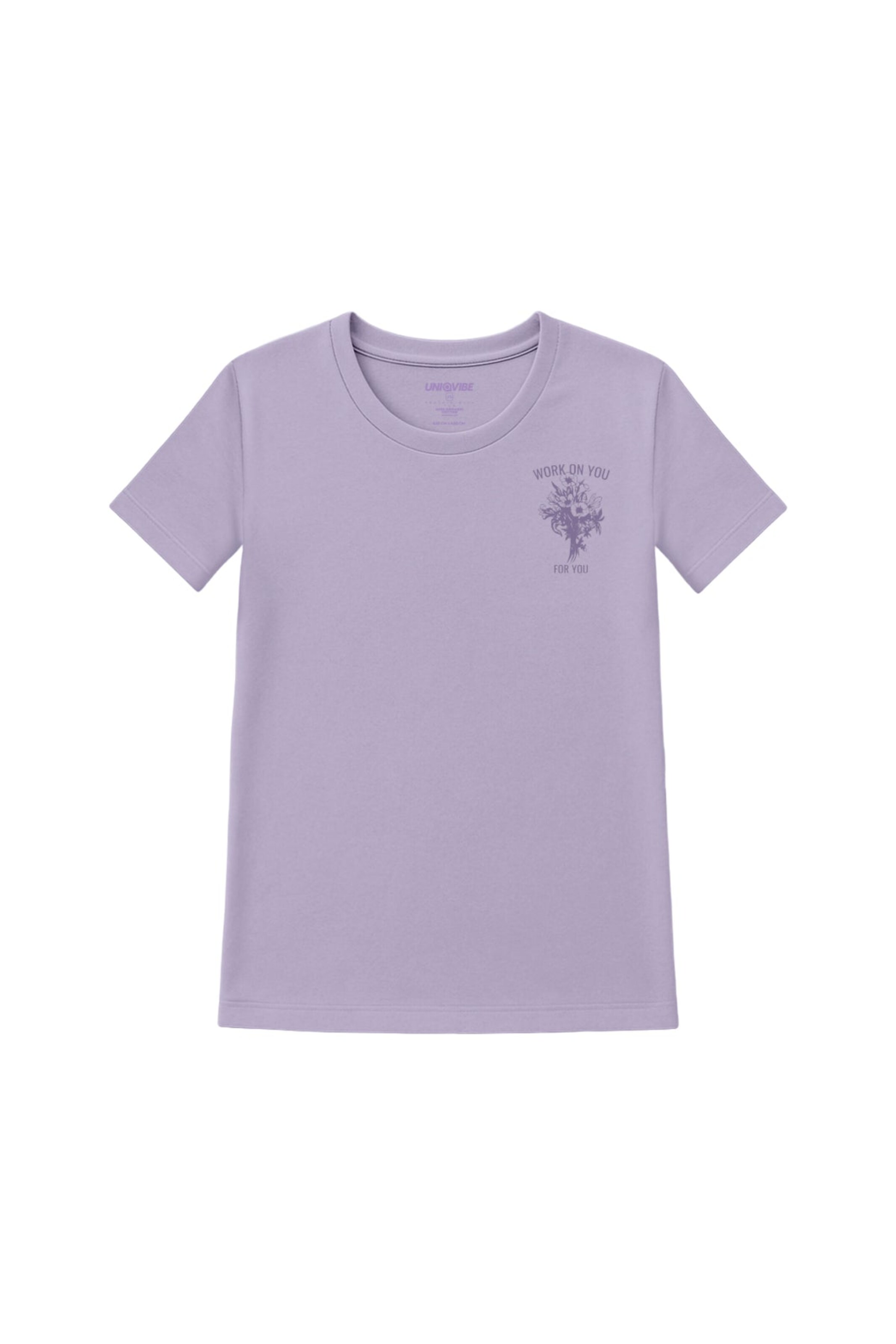 UNIQVIBE Shirt in Purple: front