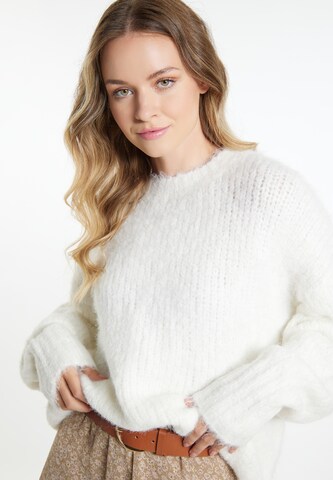 Pullover ' Altiplano' di DreiMaster Vintage in bianco