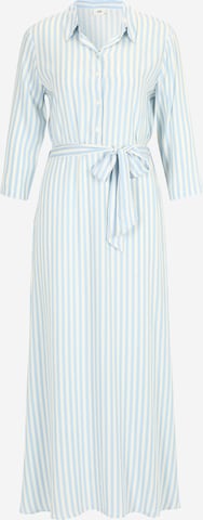 JDY Tall Košilové šaty 'STARR' – modrá: přední strana