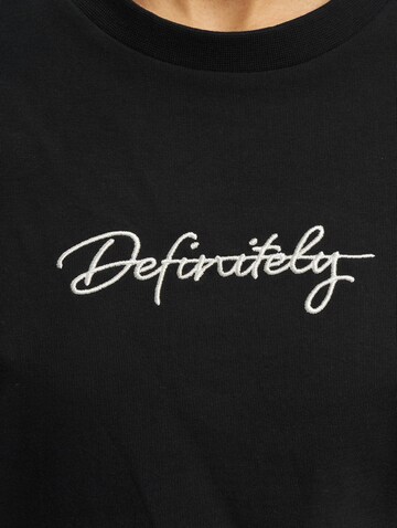 DEF Shirt 'Definitely' in Zwart