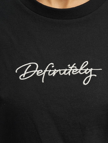 DEF T-shirt 'Definitely' i svart