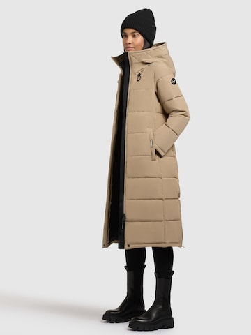 khujo Pitkä talvitakki 'Devion' värissä beige