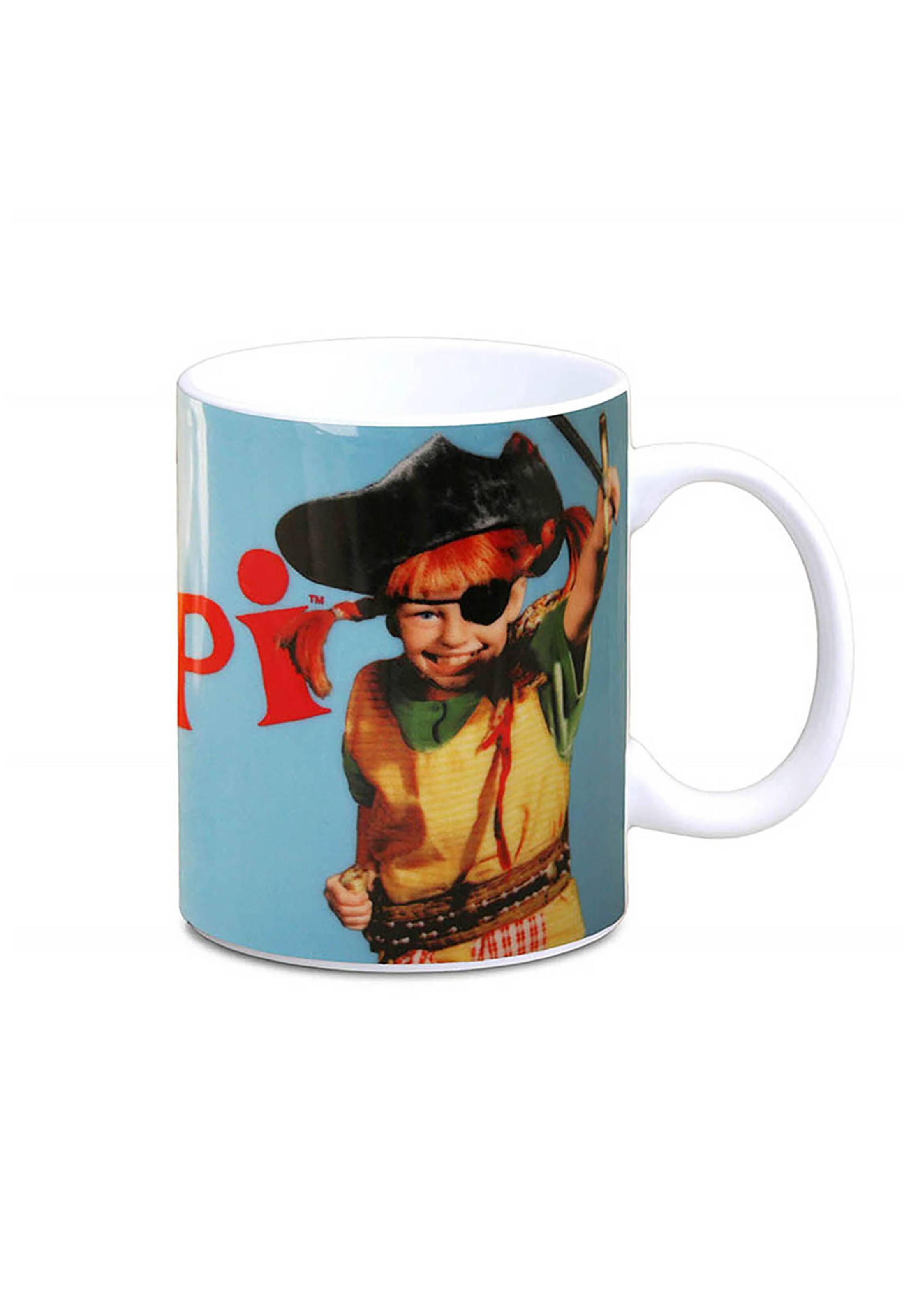 LOGOSHIRT Tasse in Blau: Vorderseite