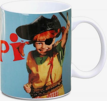 LOGOSHIRT Tasse in Blau: Vorderseite