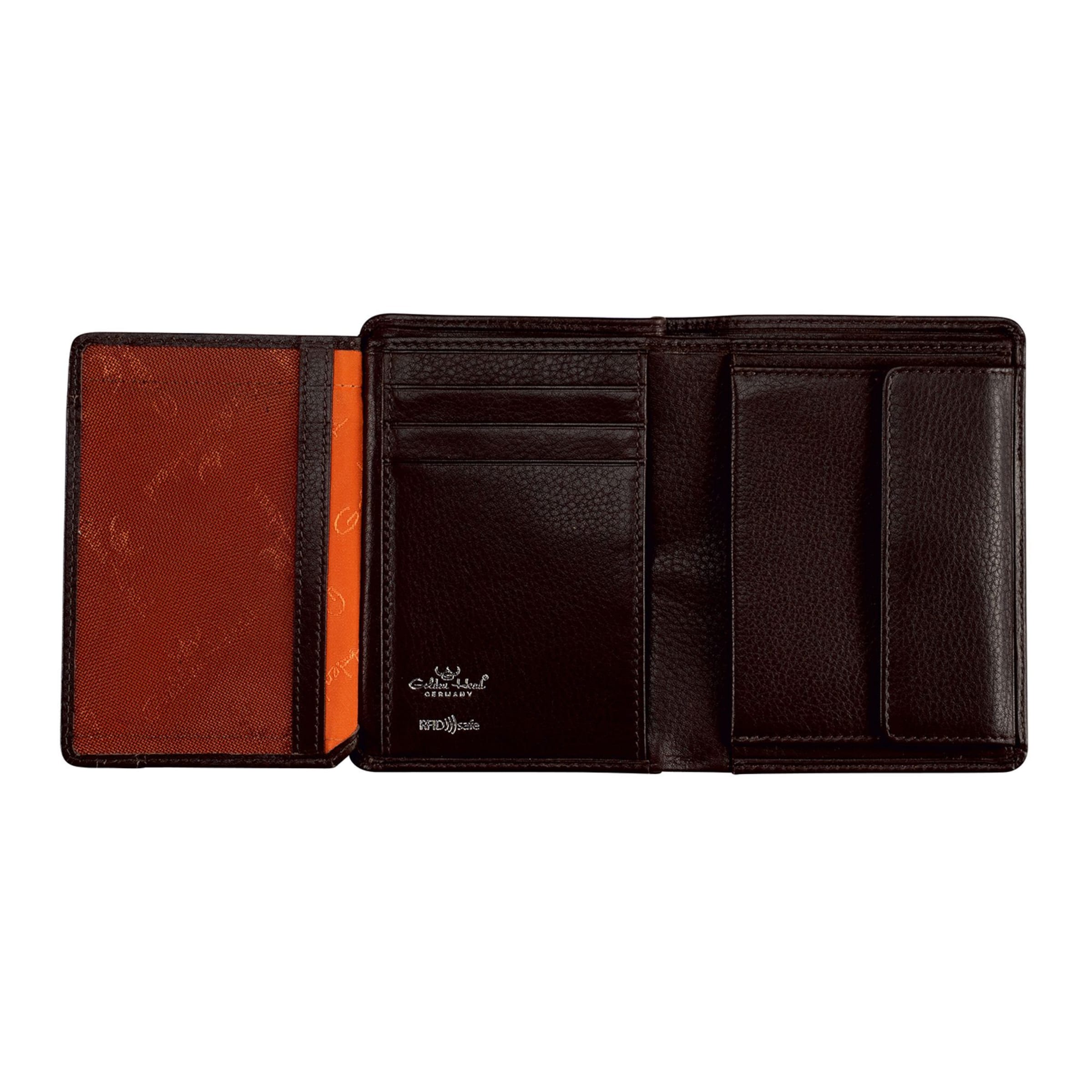 Portamonete 'Capri' di GOLDEN HEAD in marrone