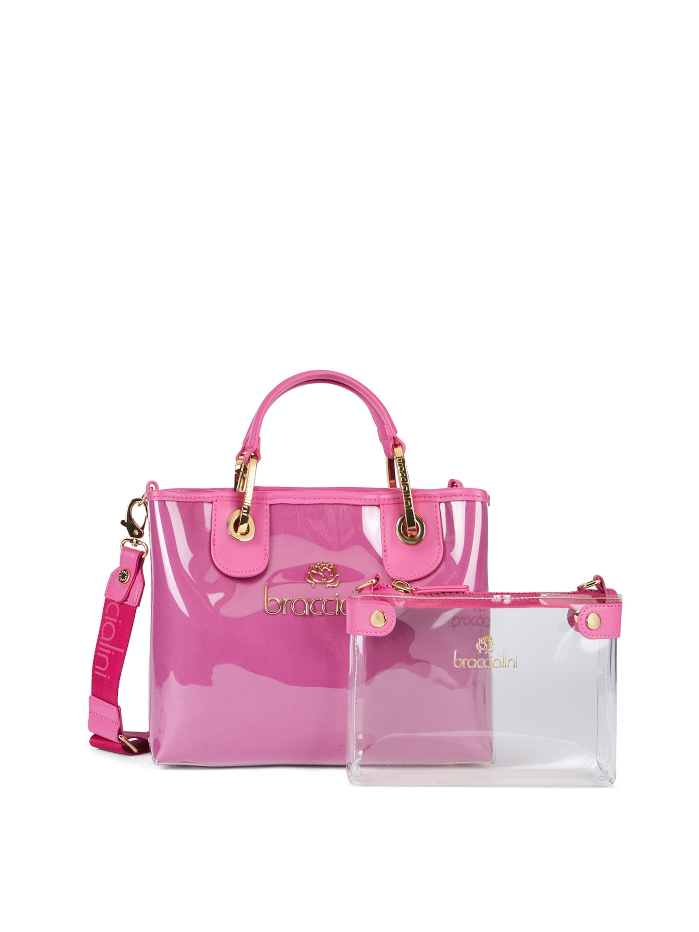 Braccialini Handtas in Roze: voorkant