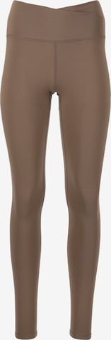 Skinny Pantaloni sport 'Snyder' de la Athlecia pe maro: față