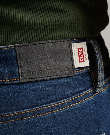 évasé Jean Superdry en bleu