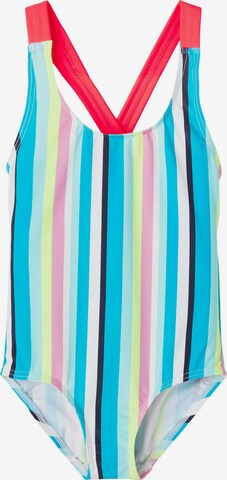 NAME IT Badeanzug 'Zamara' in Mischfarben: front