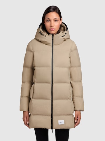 khujo Зимняя куртка 'Tanare3' в Бежевый: спереди