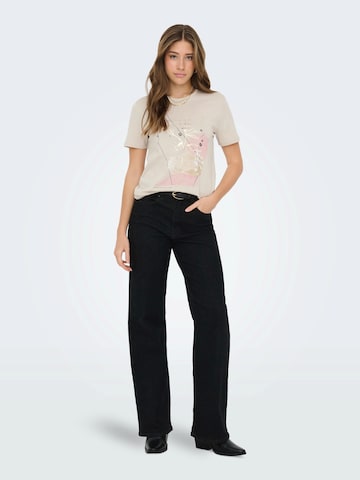 pilka ONLY Marškinėliai 'ONLKITA JANY'