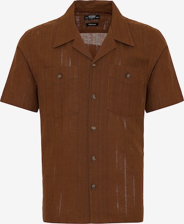 Antioch Regularny krój Koszula w kolorze brązowy: przód