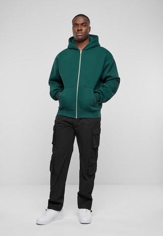 Prohibited Zip-Up Hoodie in Green