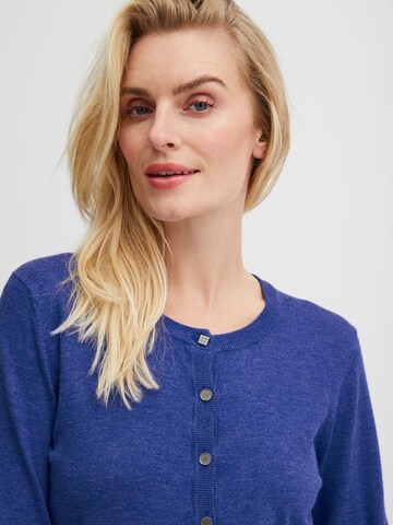 PULZ Jeans Knit cardigan 'SARA' in Blue