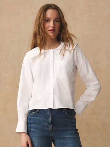 Chemisier Next en blanc : devant