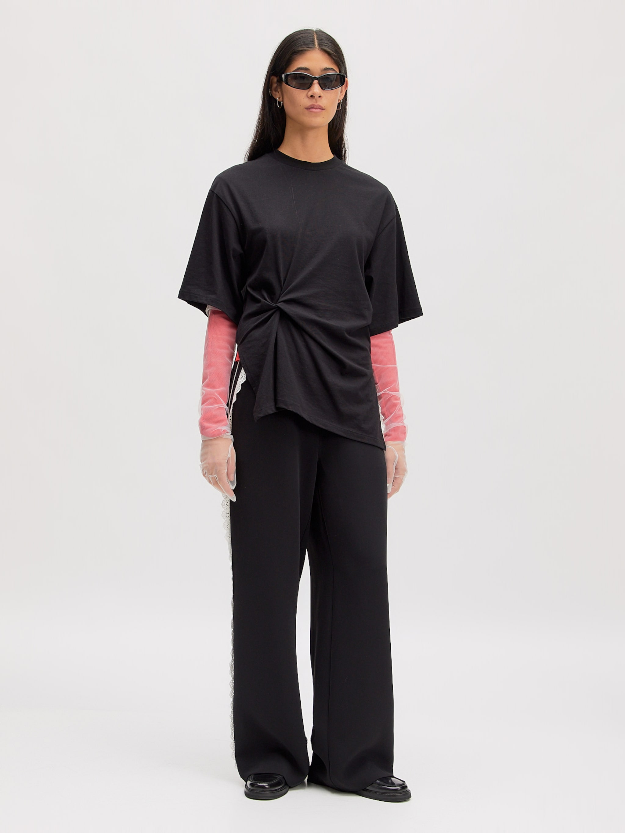 EDITED Nieuwigheden Shirt 'Derya' Zwart