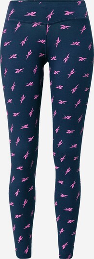 Reebok Sport Training Leggings 'Essentials Vector' in navy / pink, Produktansicht