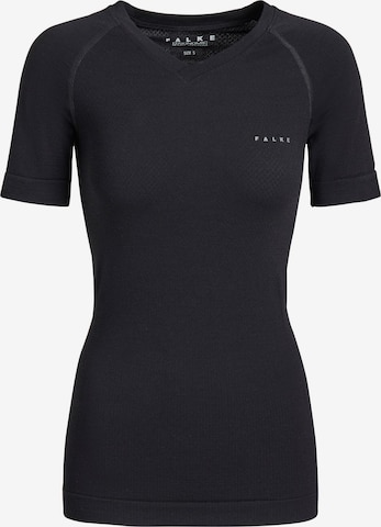 FALKE Base Layer in Schwarz: Vorderseite