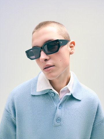 Pull-over 'CUELLO' Bershka en bleu