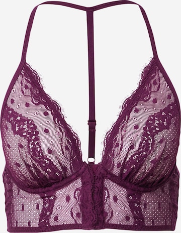 Free People Bustier BH 'LENNOX' in Lila: voorkant