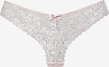 LASCANA String in Beige: voorkant