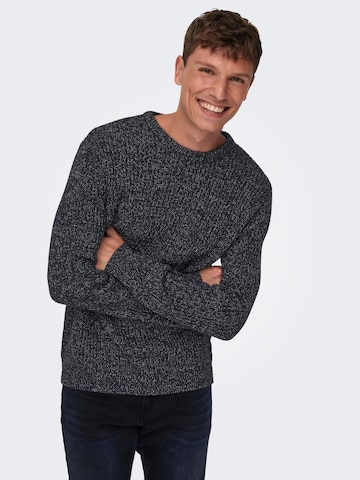 Only & Sons Pullover 'MALAKI' i blå