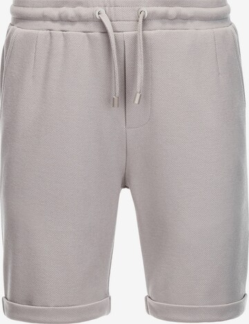 Ombre Pants 'OM-SRCS-0107' in Grey: front