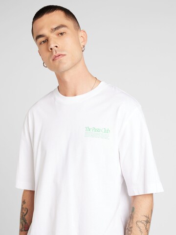 JACK & JONES Tričko 'JORTAORMINA' - Biela
