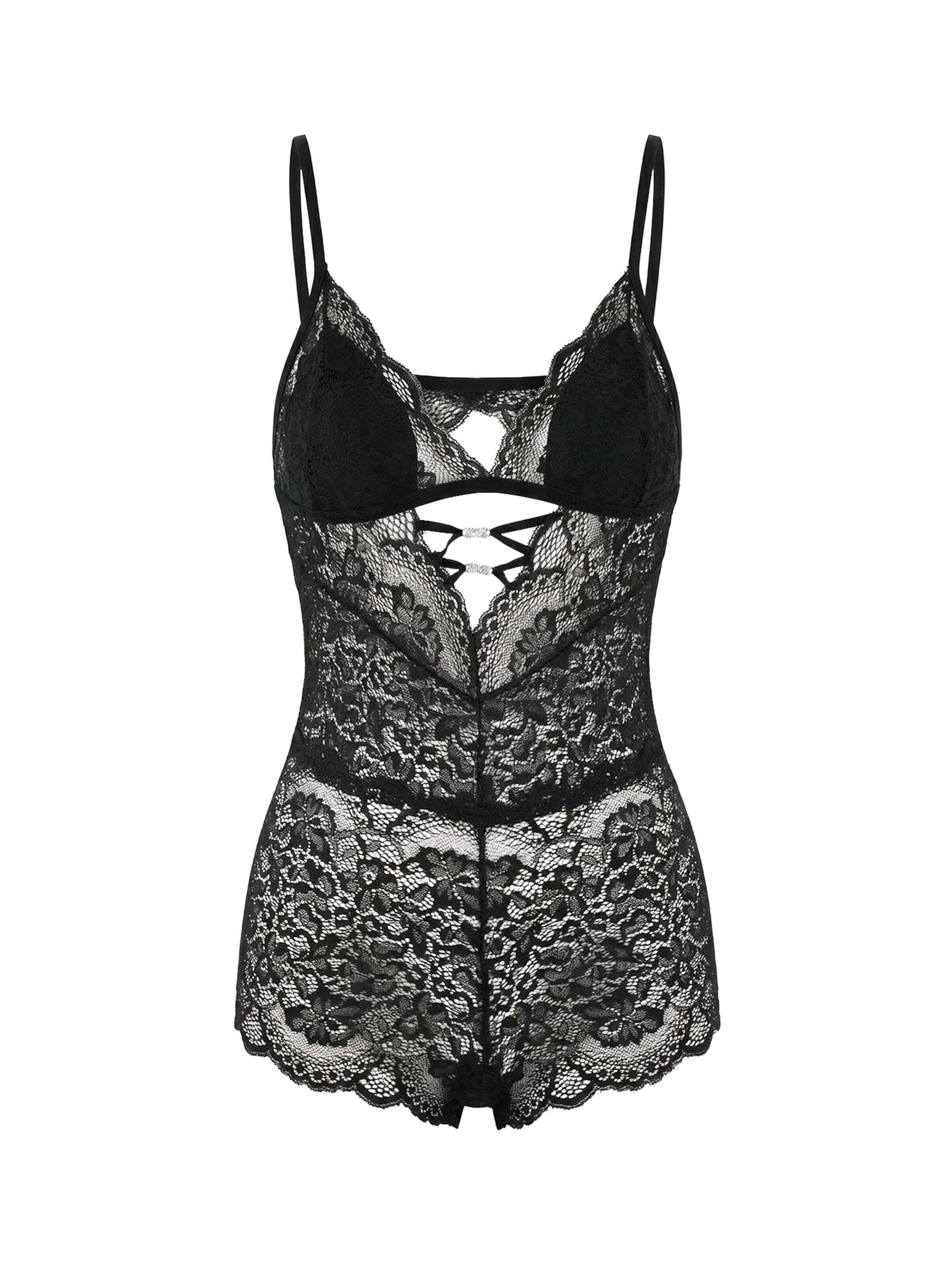 Trendyol Body 'Babydoll' - Čierna: predná strana