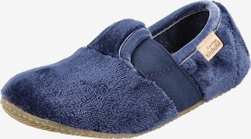 Pantoufle Living Kitzbühel en bleu : devant