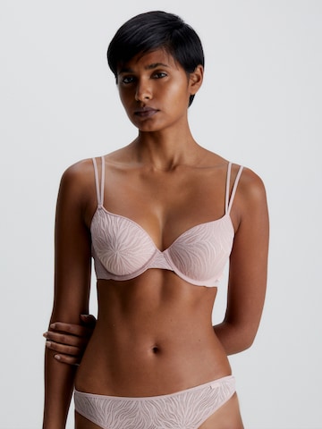 Calvin Klein Underwear T-shirt Bra in Pink: front