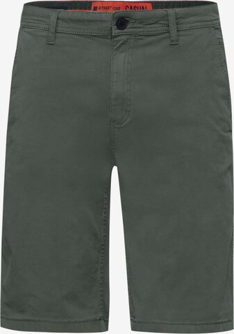 Street One MEN Chino Pants in Green: front