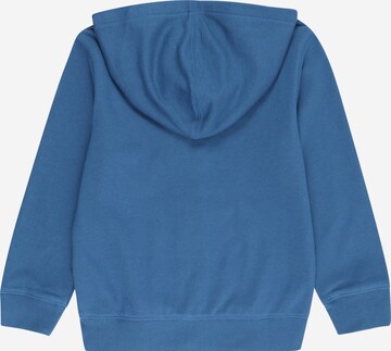 GAP Sweat jacket 'V-FRCH FT HERITAGE LOGO FZ HOOD' in Blue
