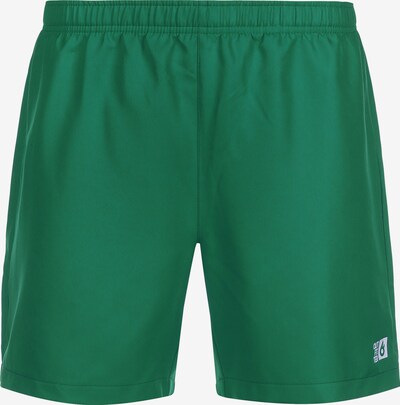 OUTFITTER Pantalon de sport 'OCEAN FABRICS TAHI' en vert / blanc, Vue avec produit