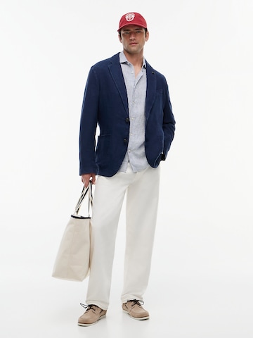 TOMMY HILFIGER Slim fit Business shirt in Blue