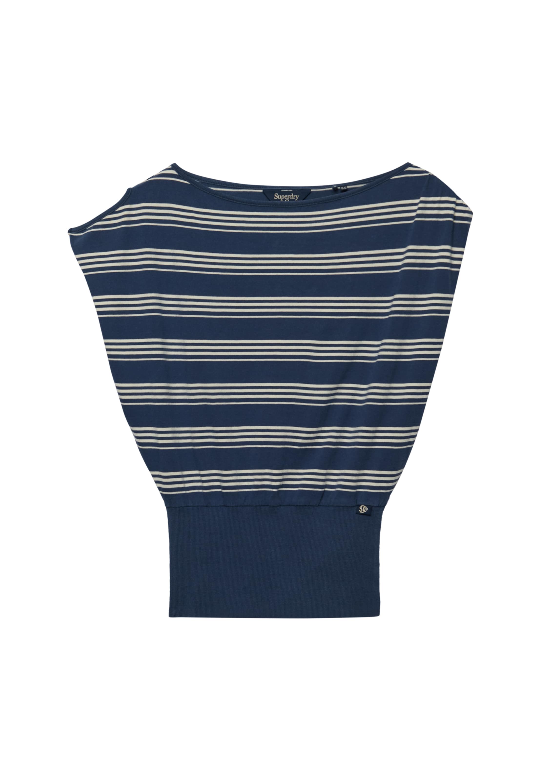 Haut 'Bardot' Superdry & Co en bleu : devant