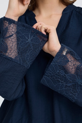 Fransa - Blusa 'MINNAS' em azul