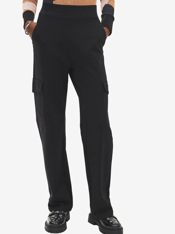 regular Pantaloni cargo di Next in nero: frontale