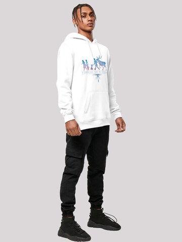 F4NT4STIC Sweatshirt 'Frozen 2 Believe In The Journey' in Wit