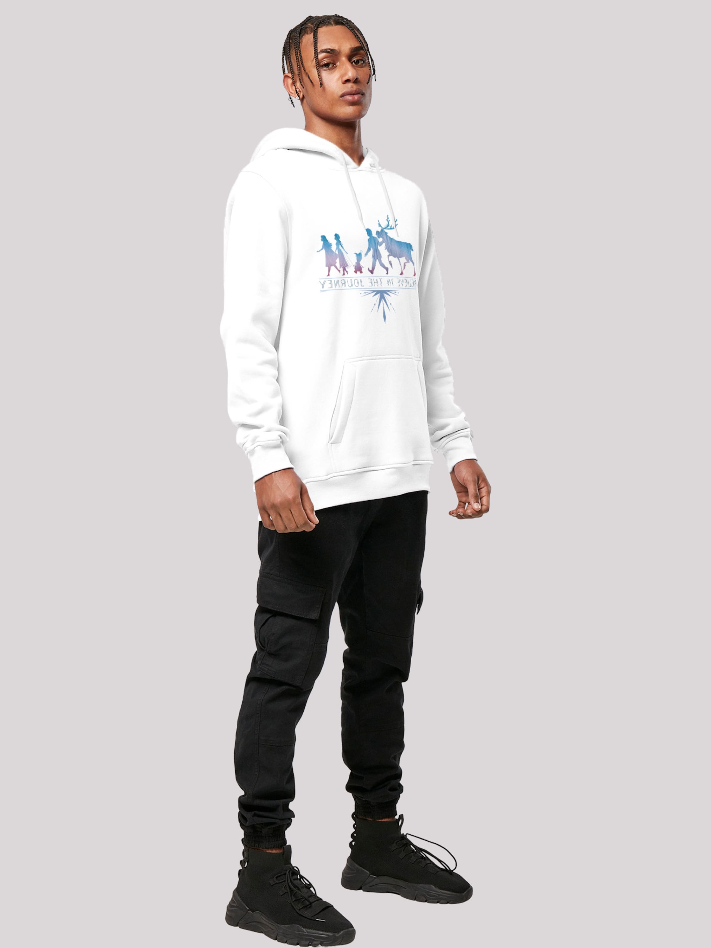 F4NT4STIC Sweatshirt 'Frozen 2 Believe In The Journey' in White | ABOUT YOU