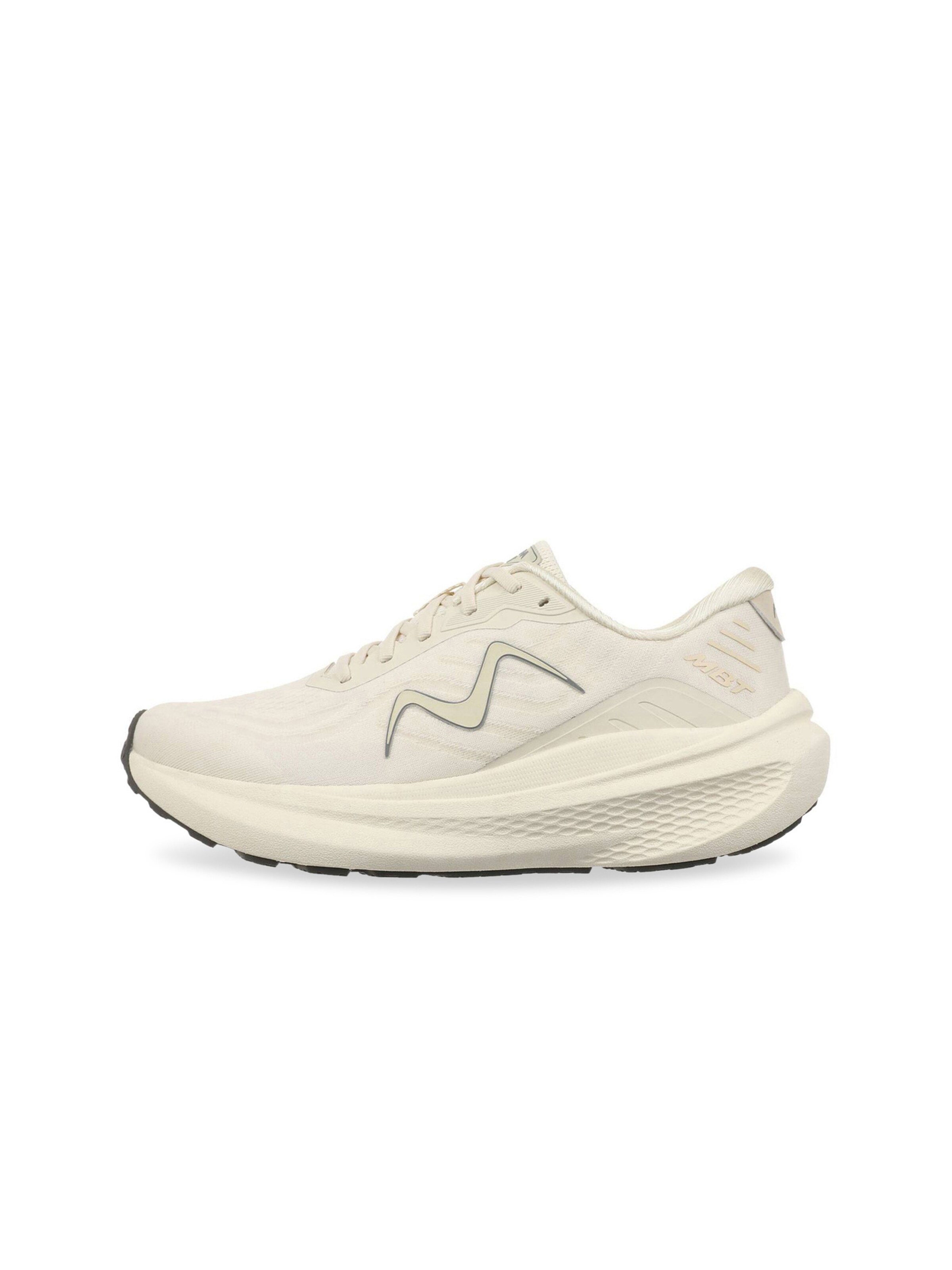 MBT - Sapatilhas slip-on ' MBT-1000 LACE UP ' em bege: lateral