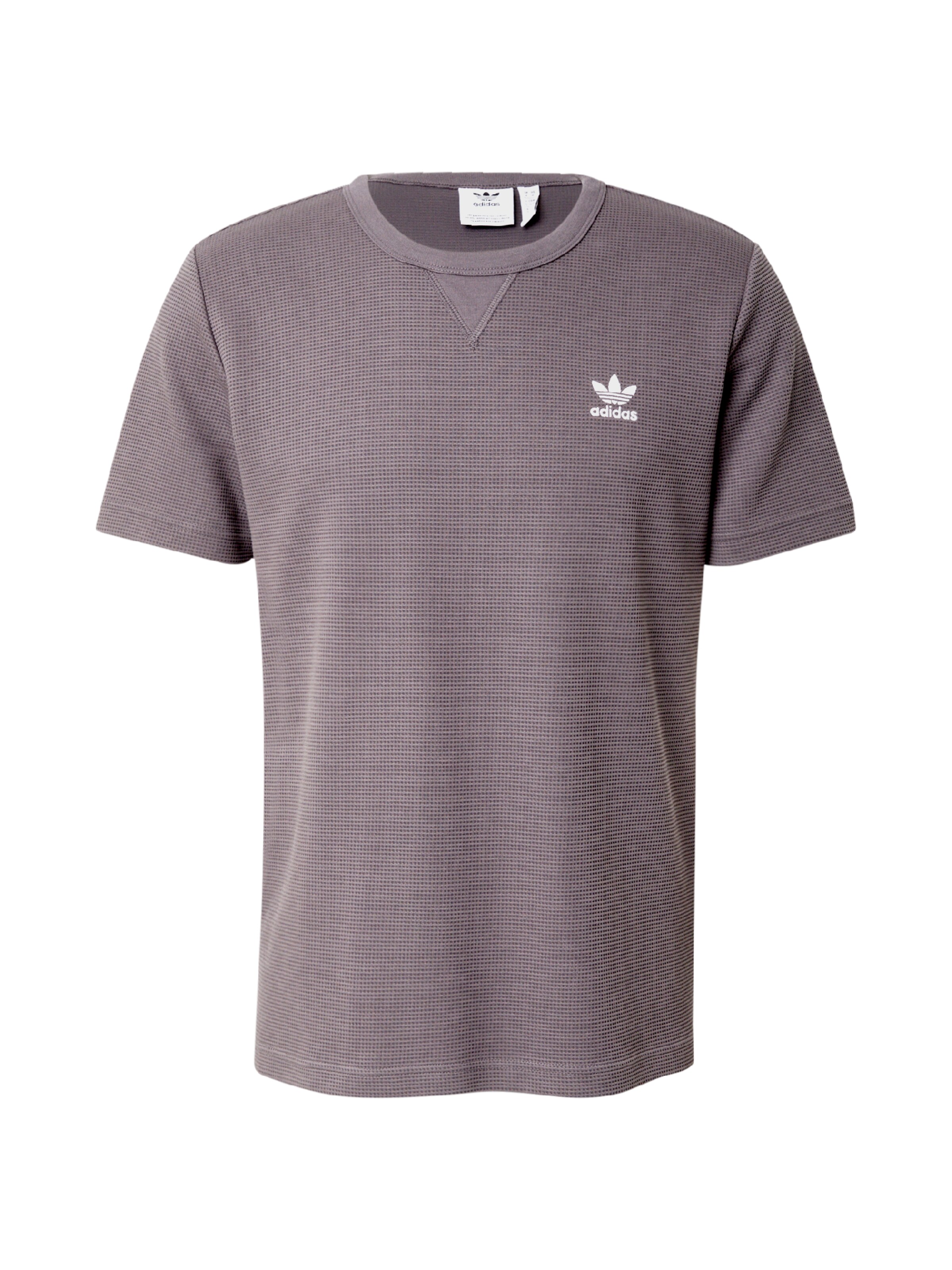 T-Shirt 'Trefoil Essentials' ADIDAS ORIGINALS en gris : devant