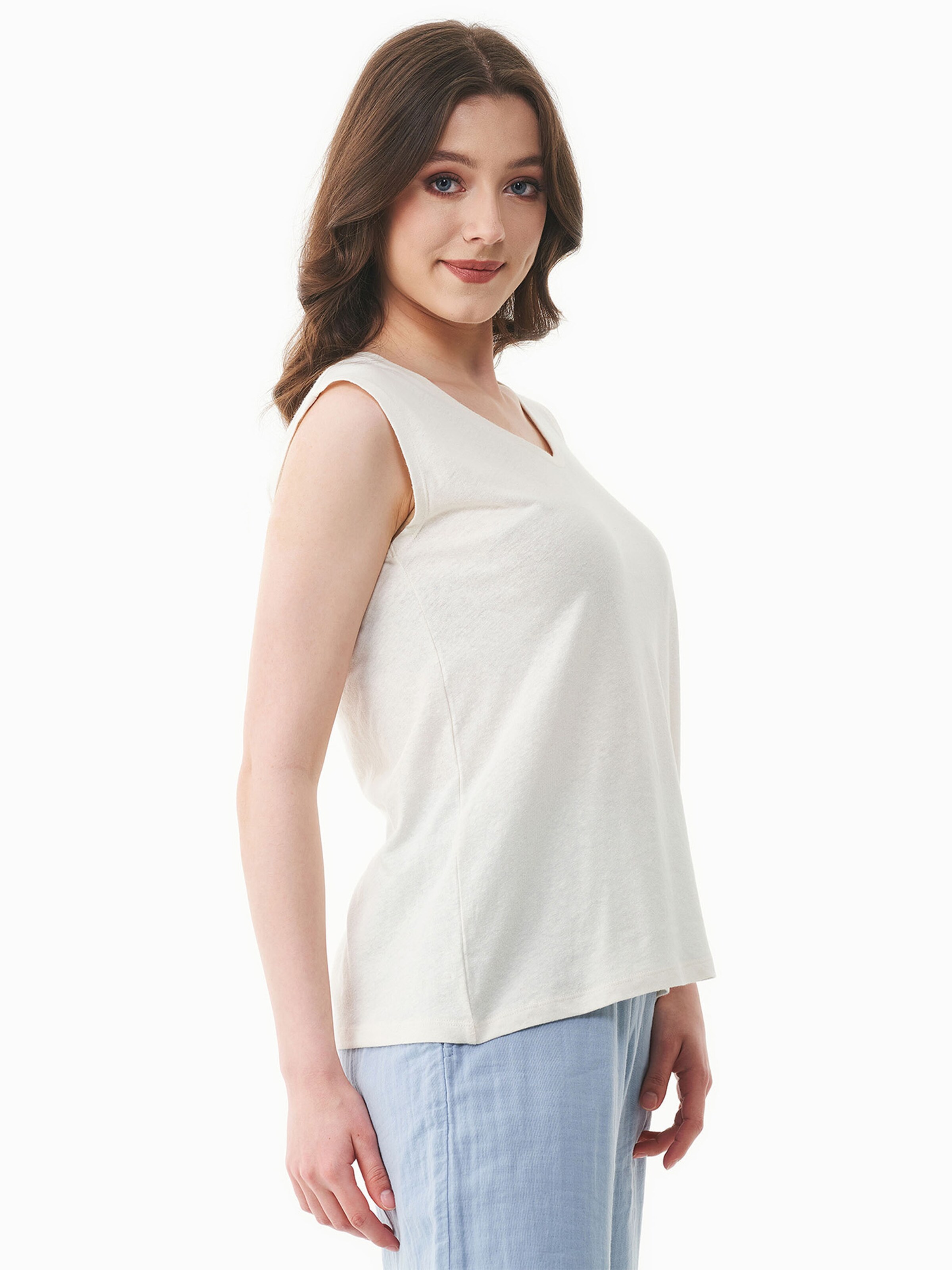 Organication Top in White
