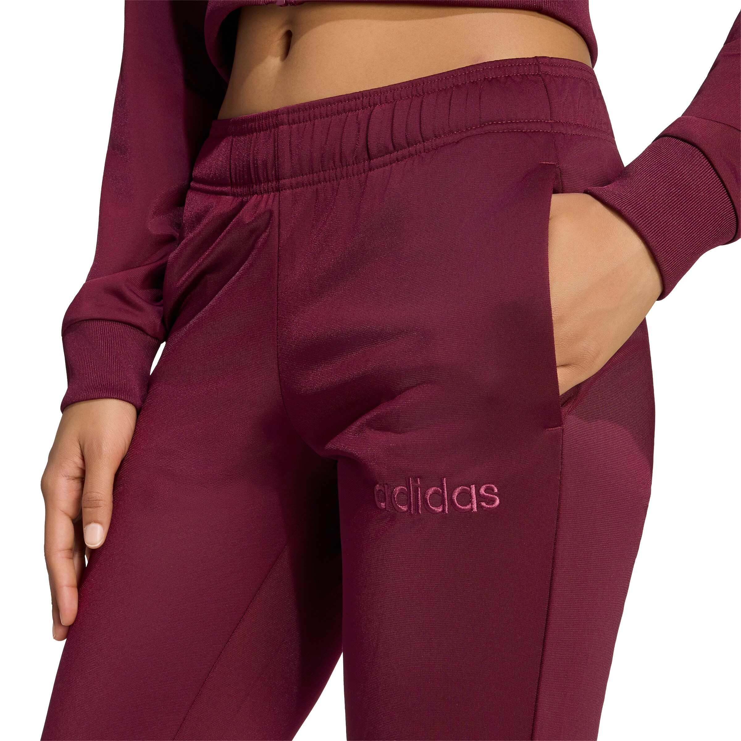 ADIDAS SPORTSWEAR - Fato de treino em vermelho: frente
