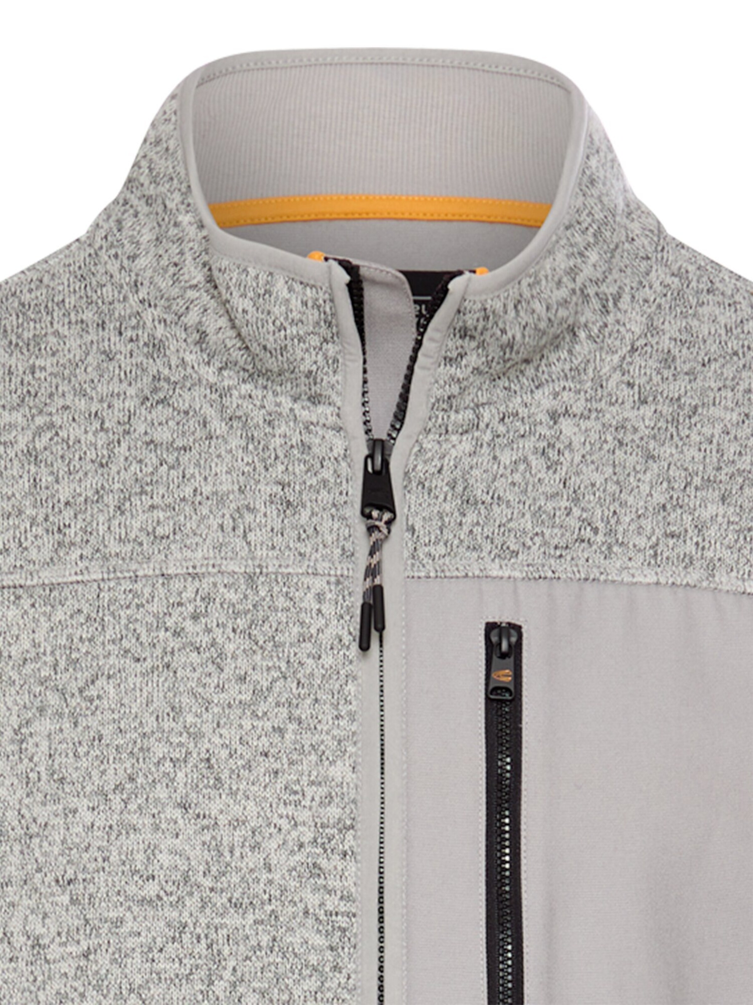 CAMEL ACTIVE Strickjacke in Grau