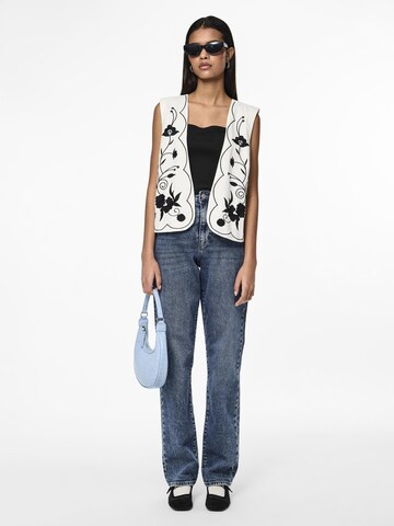 PIECES Vest 'KANHATTEN' i hvid