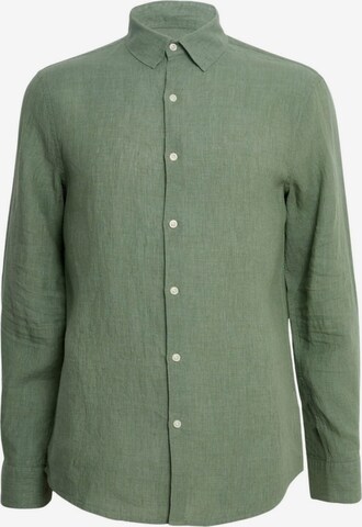 Marks & Spencer Overhemd in Groen: voorkant