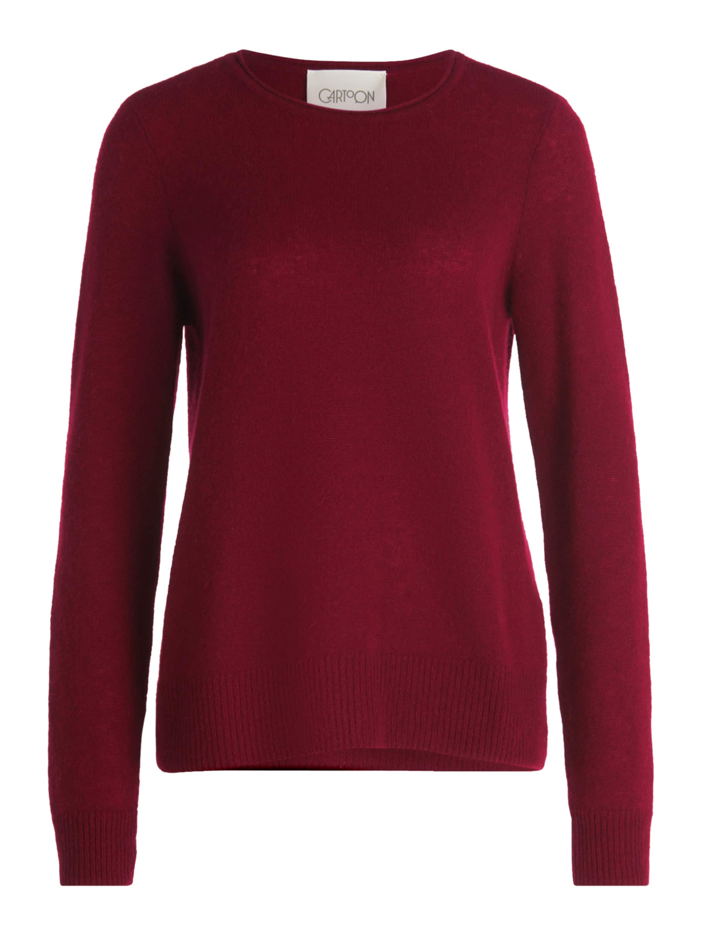 Pull-over Cartoon en rouge : devant