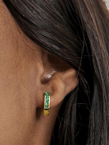 Luxenter Earrings 'Wudya' in Green